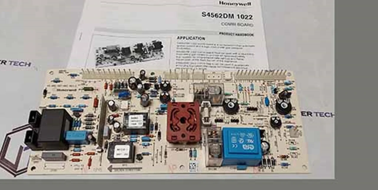 برد کنترل اتوماتیک احتراق و فشار گاز Honeywell S4562DM 1022